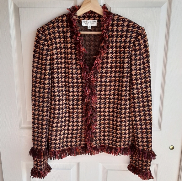 St. John Collection Jackets & Blazers - St. John Collection Santana Knit Blazer Size 12